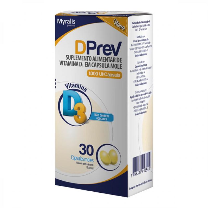 Dprev Todo Dia 1000ui Com 30 Capsulas