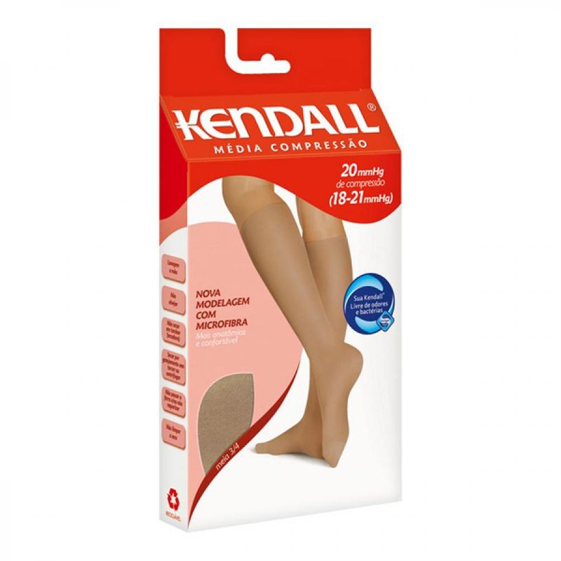 Meia Kendall 18-21 - 3/4 P Mel Com Ponteira