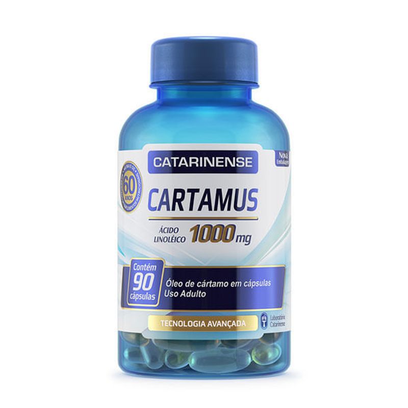 Oleo De Cartamo 1000mg Catarinense Com 90 Capsulas