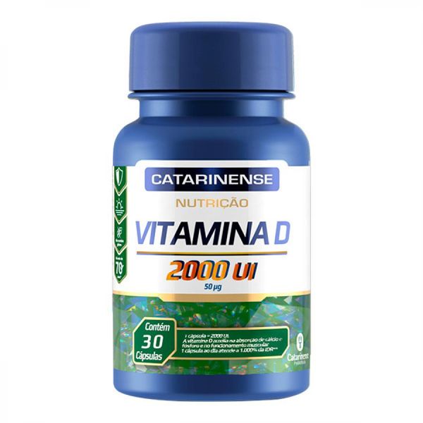 Vitamina D 2000ui Catarinense Com 30 Cápsulas Vitamina D 2000ui Catarinense Com 30 Capsulas