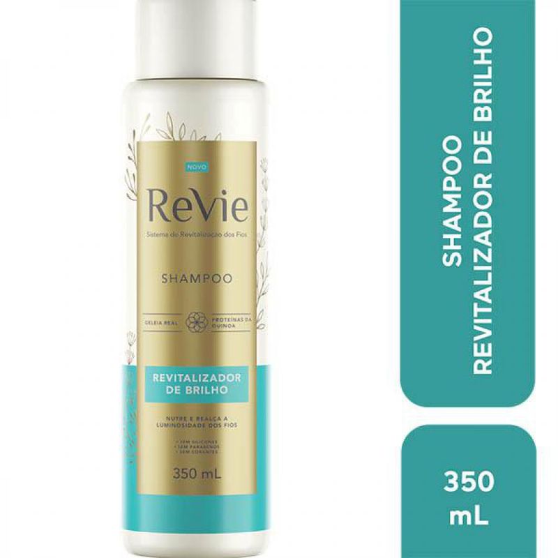 Shampoo Revie Revitalizador De Brilho 350ml