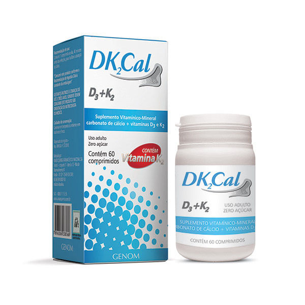 Dk2-cal Com 60 Comprimidos