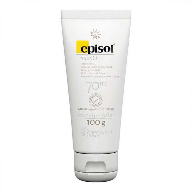 Episol Protetor Solar Infantil 100gr Fps70