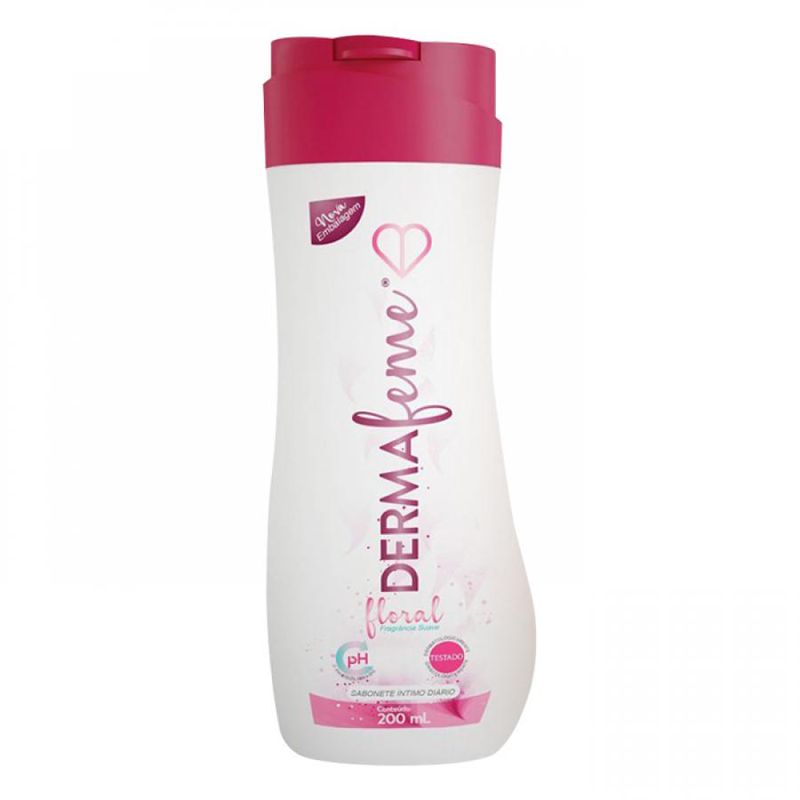 Sabonete Liquido Intimo Dermafeme Floral 200ml
