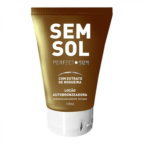 Loção Autobronzeadora Sem Sol Perfect Sun 125ml Locao Autobronzeadora Sem Sol Perfect Sun 125ml