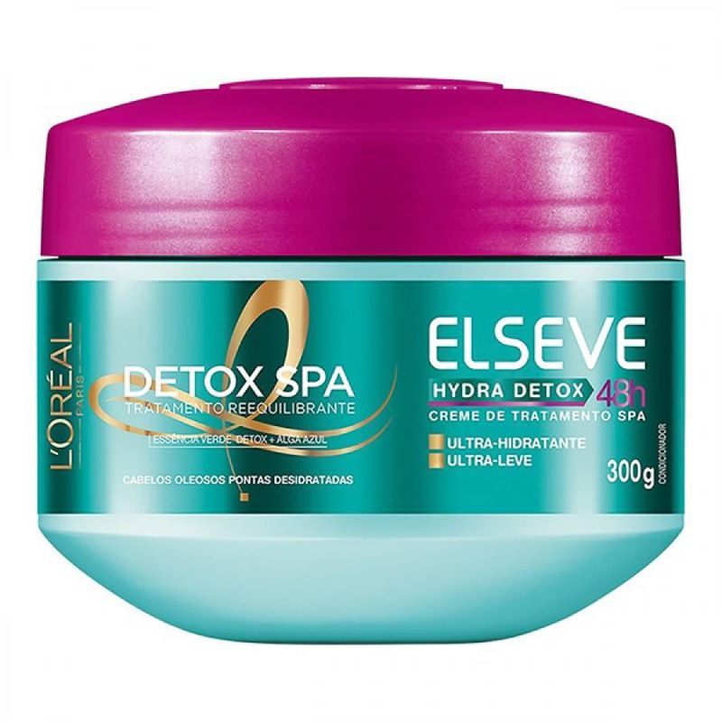 Creme De Tratamento Elseve Hydra Detox 300g
