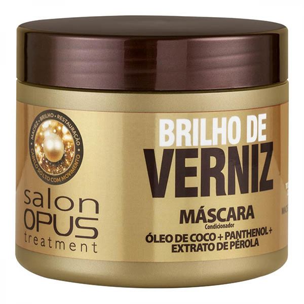 Mascara De Hidratacao Salon Opus Brilho De Verniz 400g