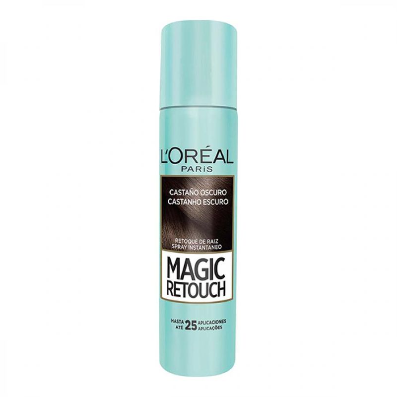 Spray Retoque De Raiz Loreal Magic Retouch Castanho Escuro 75ml