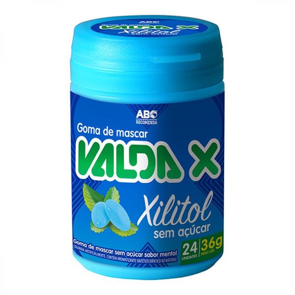 Goma De Mascar Com Xilitol Valda X 36g