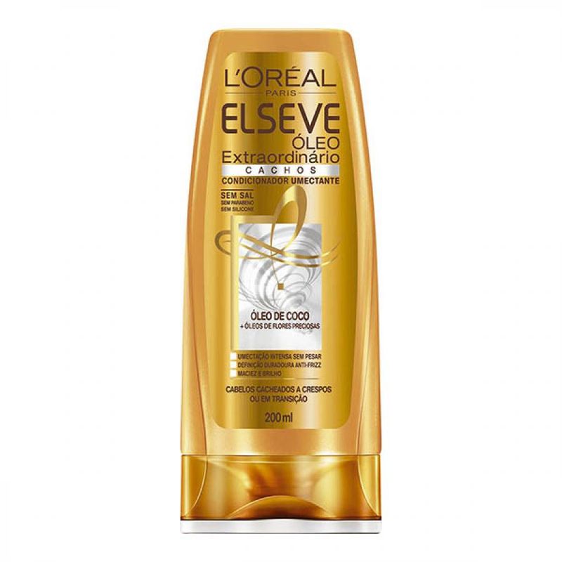 Condicionador Elseve Oleo Extraordinario Cachos 200ml