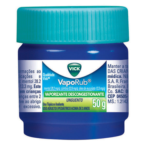 Descongestionante Vick Vaporub Unguento 50g — foto 4