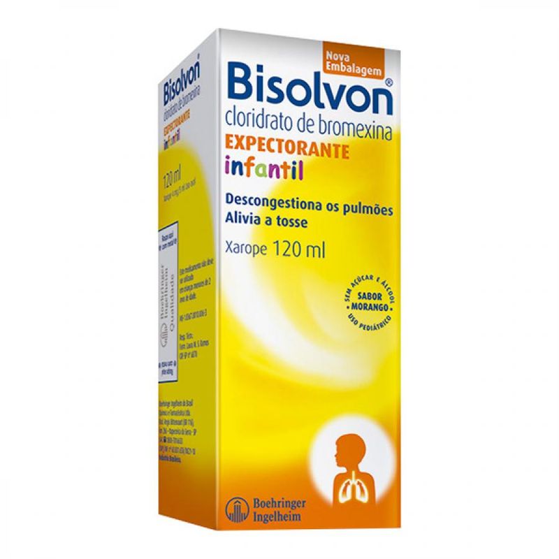 Mucosolvan 15mg/5ml Xarope Com 120ml Pediátrico