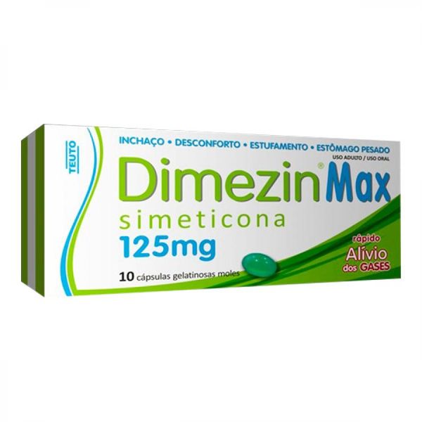Dimezin Max 125mg Com 10 Cápsulas Dimezin Max 125mg Com 10 Capsulas