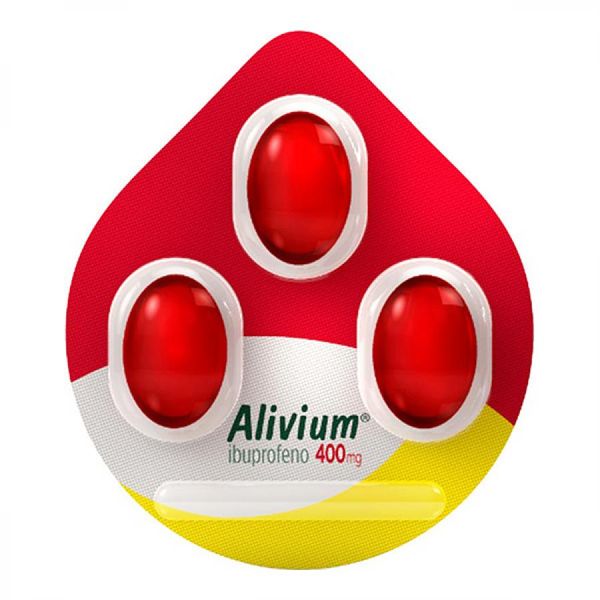Alivium Ibuprofeno 400mg 4 Cápsulas Líquidas Alivium Ibuprofeno 400mg 4 Capsulas Liquidas