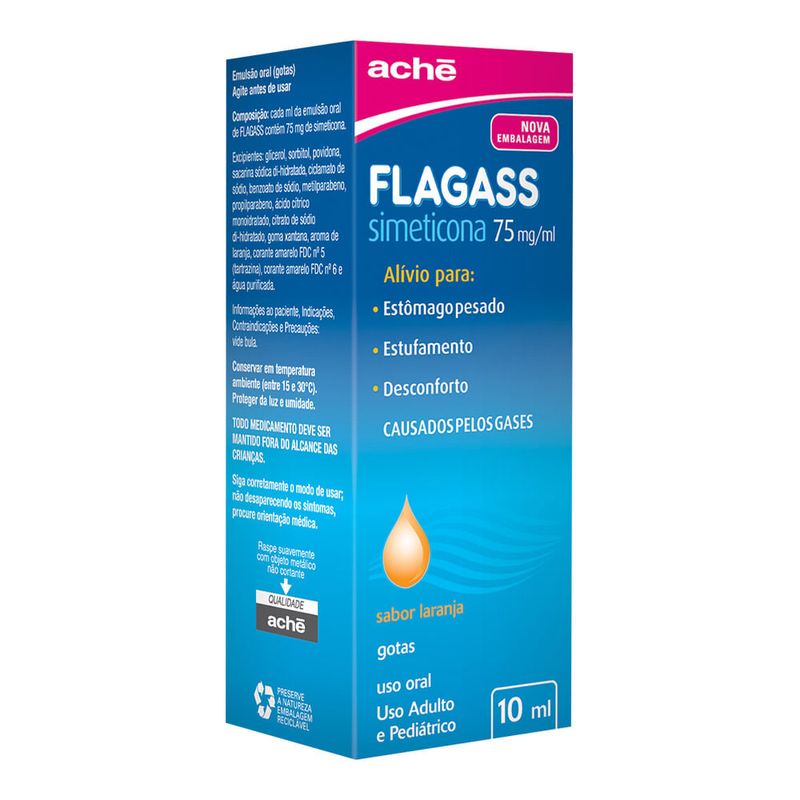 Flagass 75mg Gotas 10ml