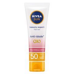 Protetor Solar Nivea Beauty Expert Facial Fps50 Hidratante Q10 50g