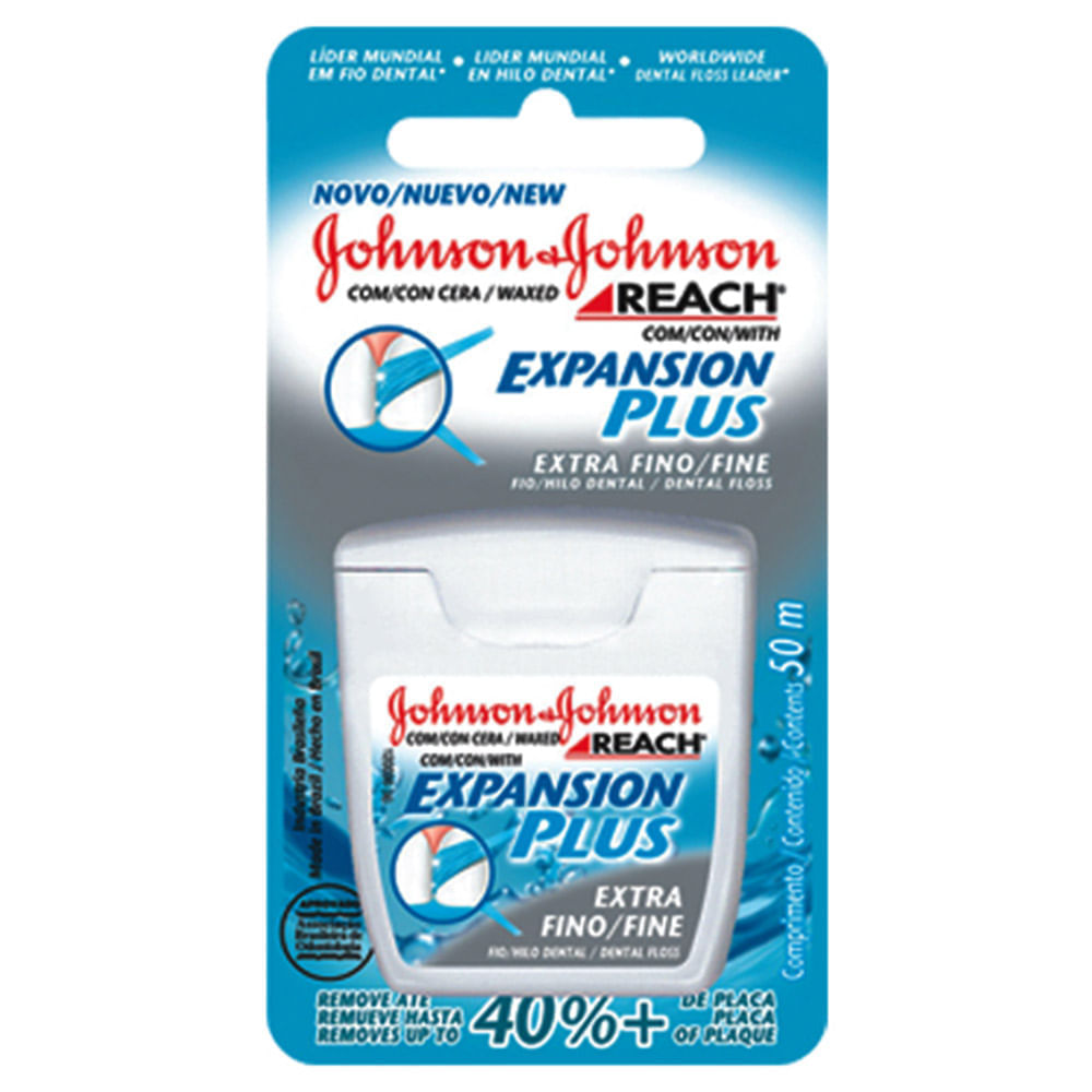 Fio Dental JOHNSON & JOHNSON Reach Expansion Extra Fino 50 M — foto 2