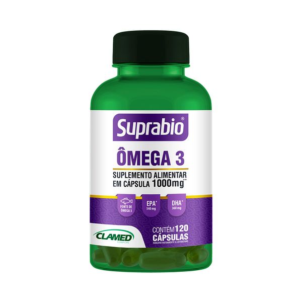 Suplemento Alimentar Suprabio Ômega 3 120 Cápsulas Suplemento Alimentar Suprabio Omega 3 120 Capsulas