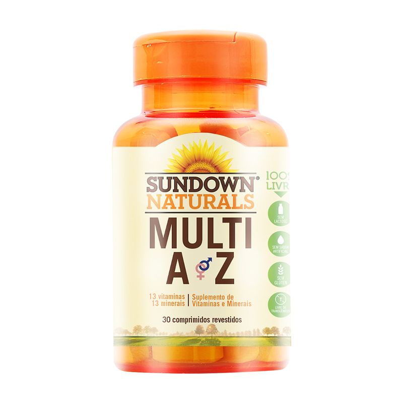 Multi-A-z-Sundown-Com-30-Comprimidos-Revestidos