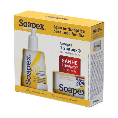 Sabonete-Soapex-Liquido-Antisseptico-250ml-80gr-Sabonete-Barra-Especial