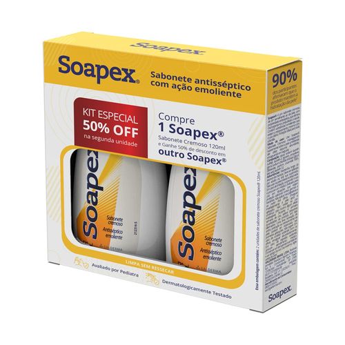 Sabonete-Soapex-Liquido-Antisseptico-Com-2x120ml-Promocional