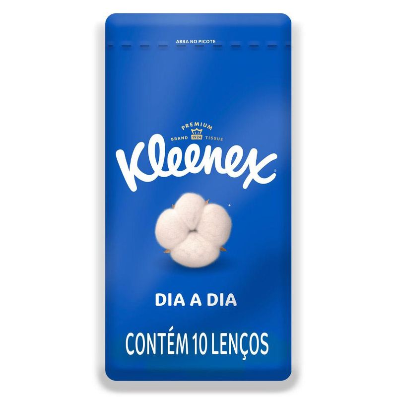 Lenco De Papel Kleenex Original Com 10 Unidades Dia A Dia