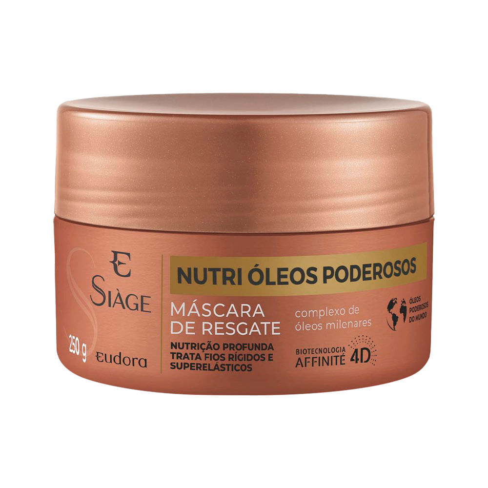 Mascara Para Tratamento Eudora Siage Oleos Poderosos 250g