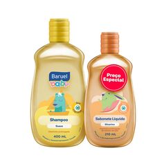 Shampoo-Baruel-Baby-400ml-Suave---Sabonete-Liquido-Glicerina-210ml--Especial