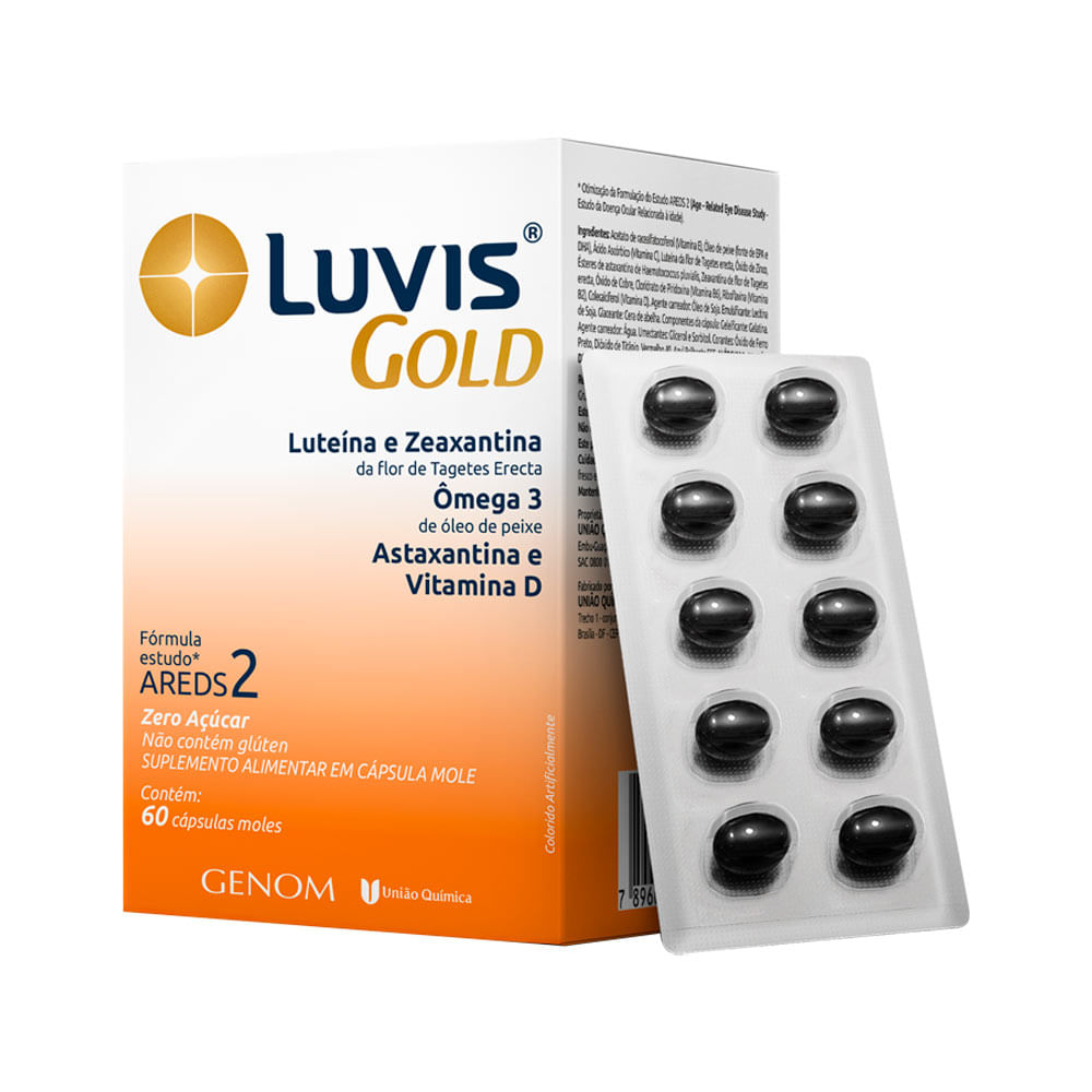 Luvis Gold Com 60 Capsulas Moles