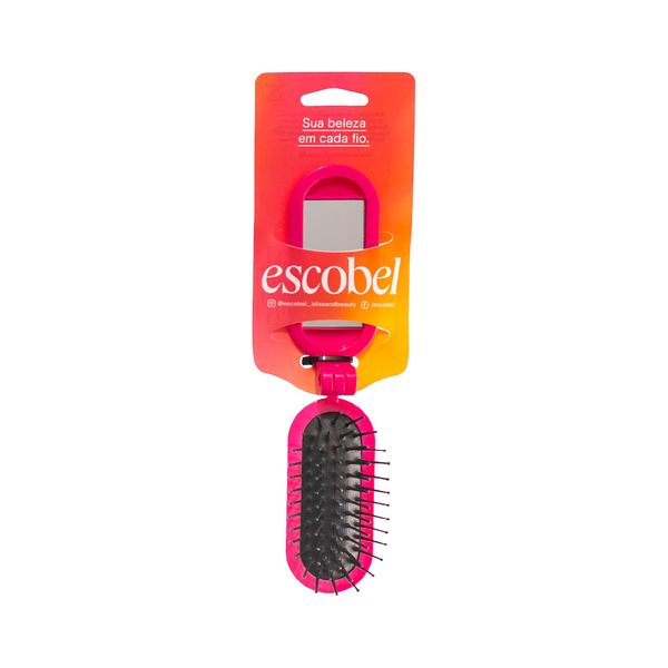 Escova De Cabelo Escobel 95 Borboleta Dobravel