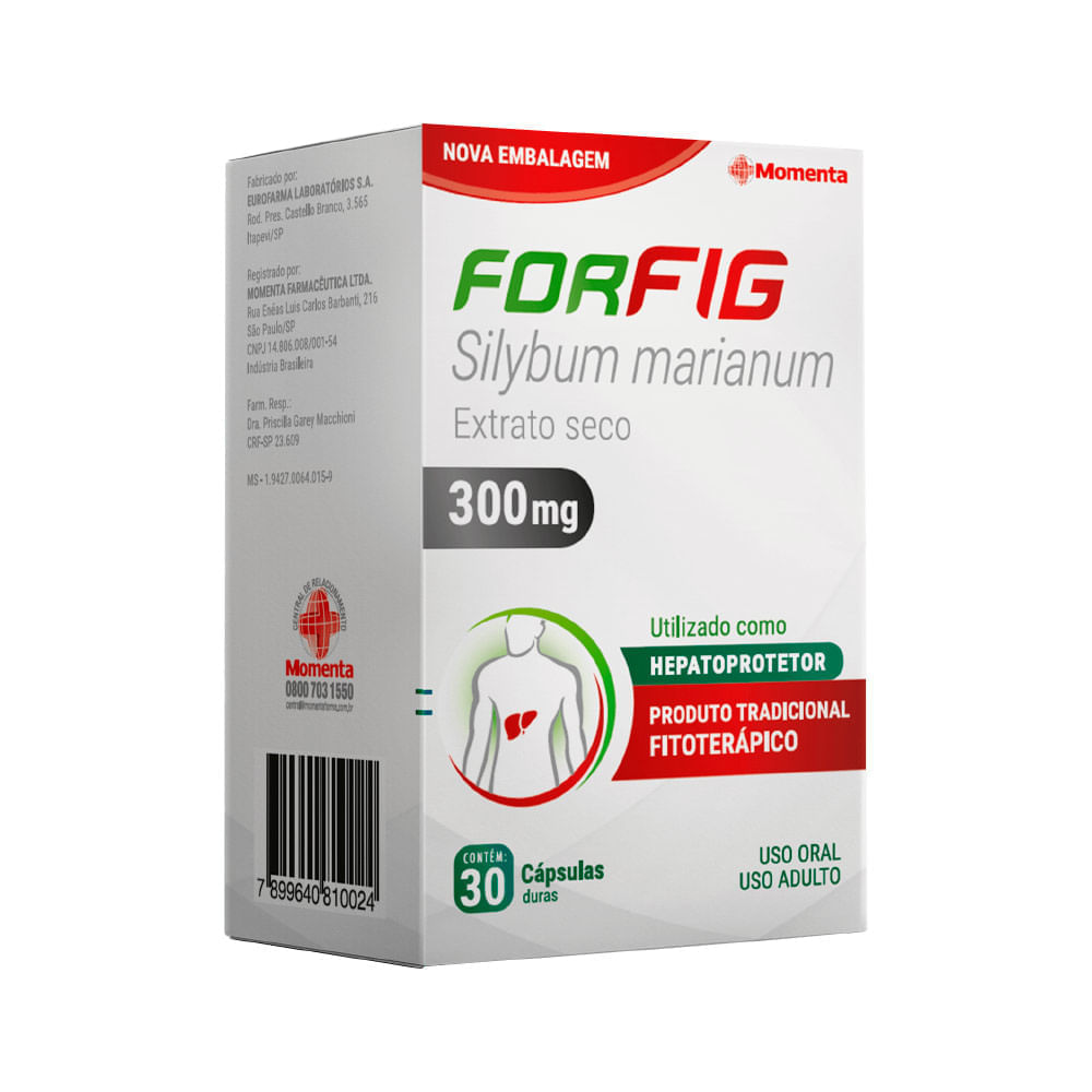 Forfig Com 30 Capsulas Duras 300mg - precopopular
