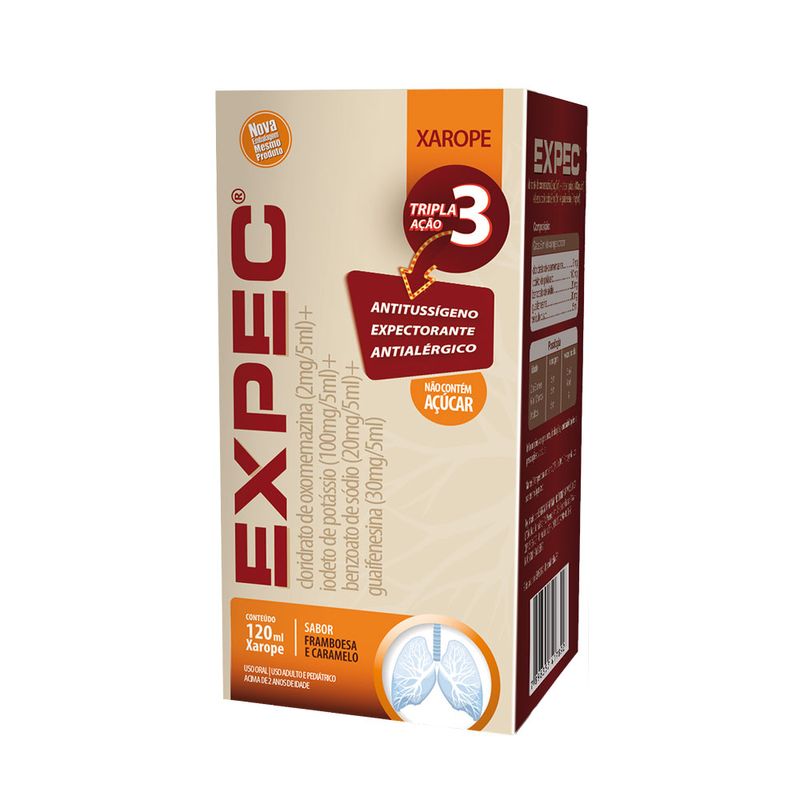 Expec Xarope 120ml com menor preço