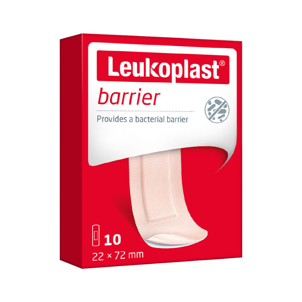 Curativo Leukoplast Com 10 Adesivos 22x72mm Barrier