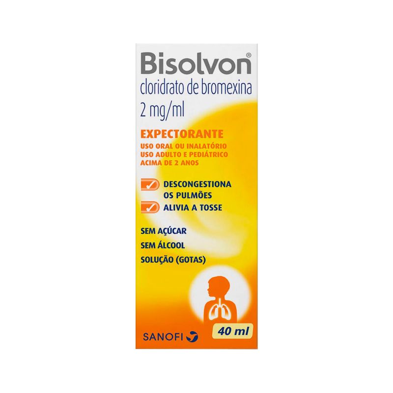 Bisolvon Xarope Expectorante Infantil Sabor Morango 120ml em