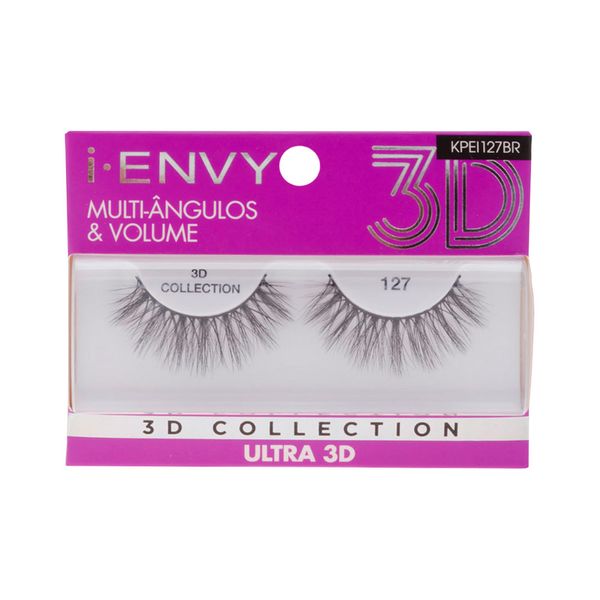 Cilios Posticos Kiss New York I Envy 3d Ultra 127