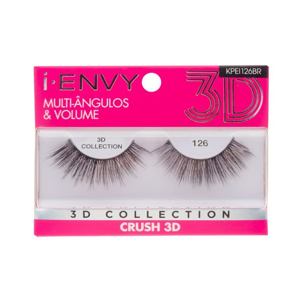 Cilios Posticos Kiss New York I Envy 3d Crush 126