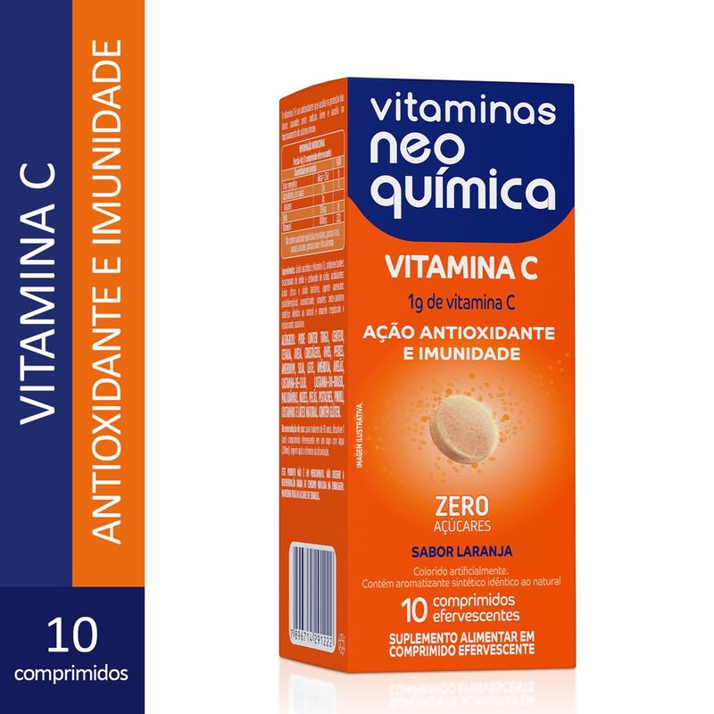 Vitamina C Alter 1g Laranja 20 comprimidos efervescentes