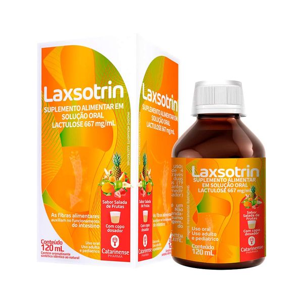 Laxsotrin 120ml Solucao Oral 667mg/ml Sabor Salada De Frutas