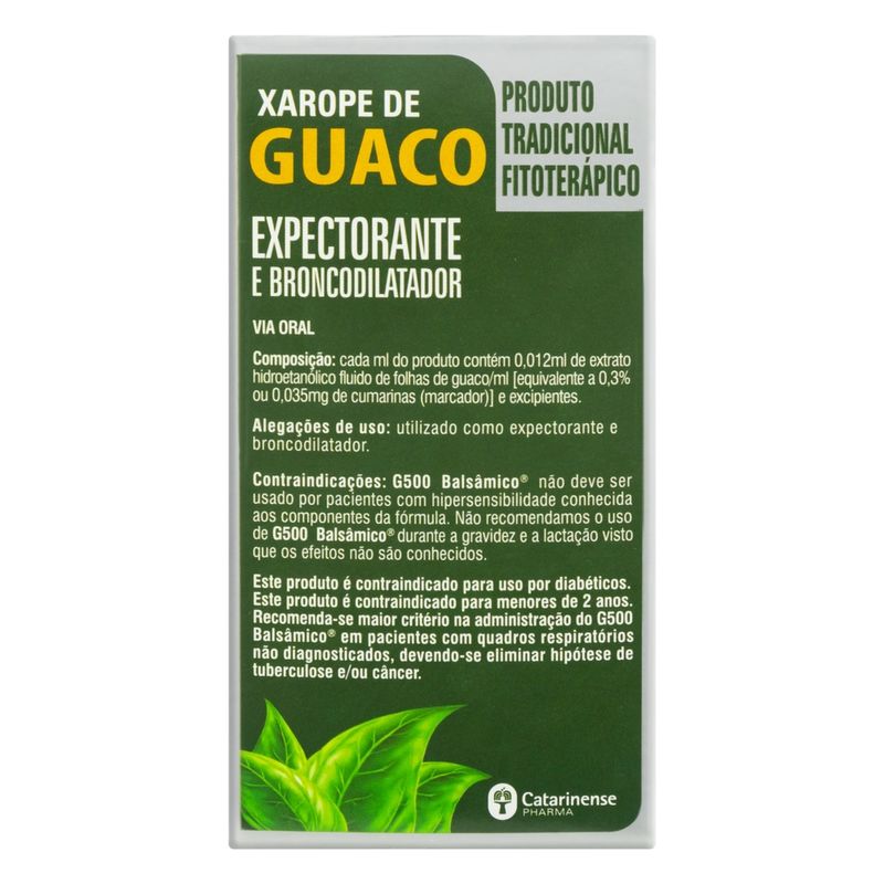 GUACO XAROPE EXPECTORANTE HERBARIUM 0,5ML/5ML 120ML