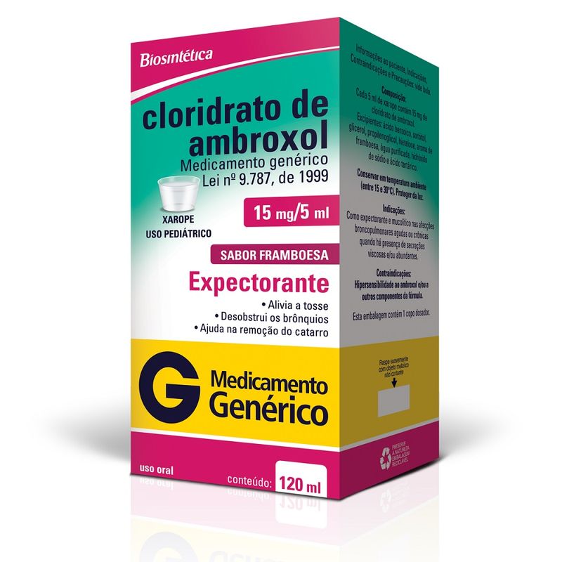 Cloridrato de Ambroxol 3mg/ml Teuto Genérico Xarope Infantil