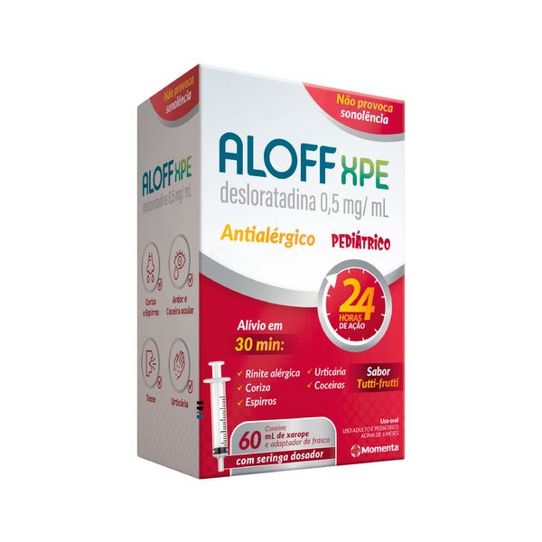 Aloff Xpe 60ml Xarope 0,5mg/ml Tutti Frutti