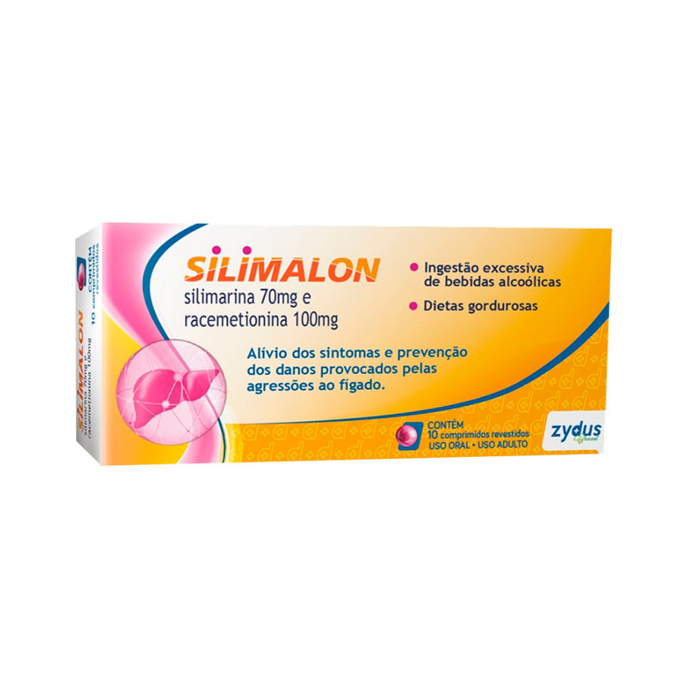 Silimalon Com 10 Comprimidos Revestidos 70+100mg - precopopular