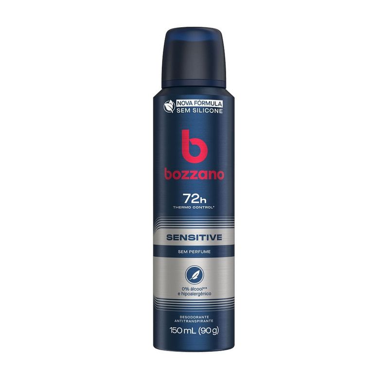 Desodorante Bozzano Masculino Aerossol Sem Perfume 150ml