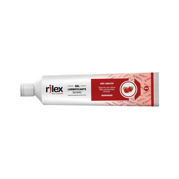 Lubrificante Intimo Rilex 50gr Gel Morango