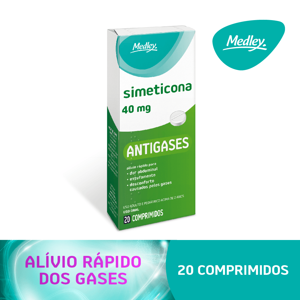 Simeticona Medley 40mg Com 20 Comprimidos