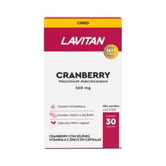 Lavitan-Cranberry-500mg-Com-30-Capsulas