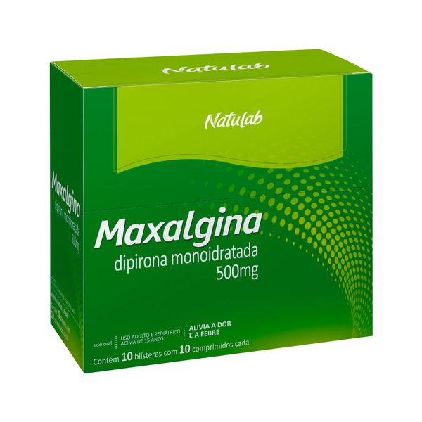 Maxalgina Com 10 Comprimidos 500mg