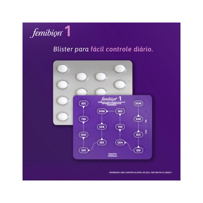 Femibion 1 Com 28 Comprimidos Planejamento E Inicio Da Gravidez -  precopopular