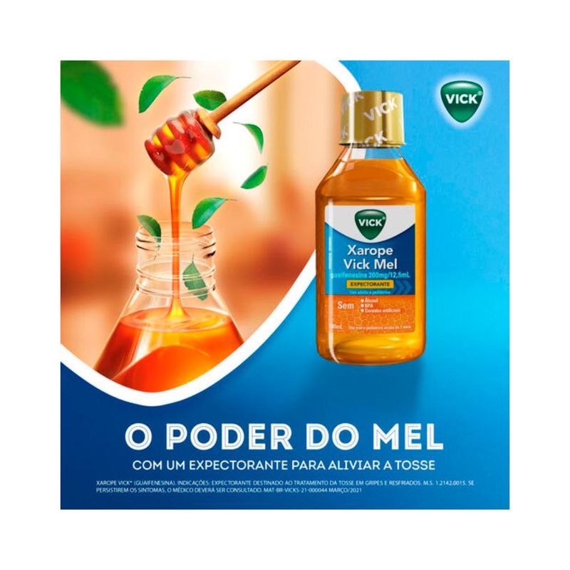 Vick Guaifenesina 200mg/15ml Xarope 120ml com menor preço