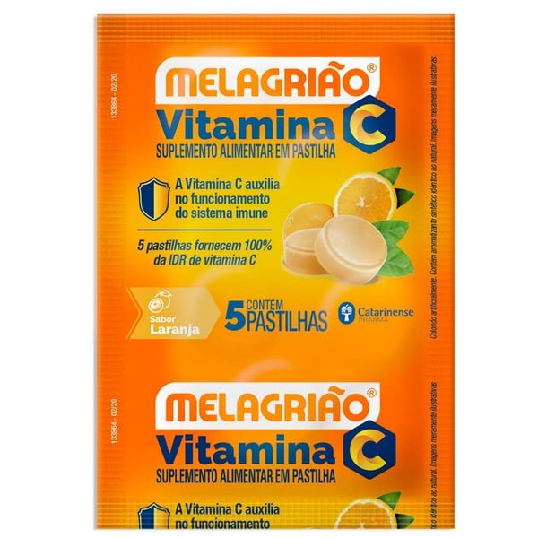 Melagriao C Laranja Com Acucar Com 5 Pastilhas